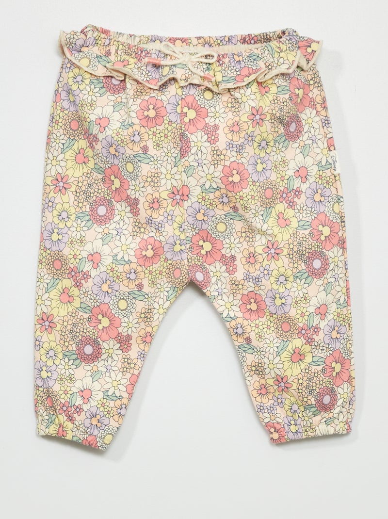 Pantalón de flores 'Disney' estampado flores - Kiabi