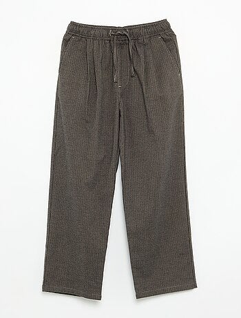 Pantalón de franela a cuadros
