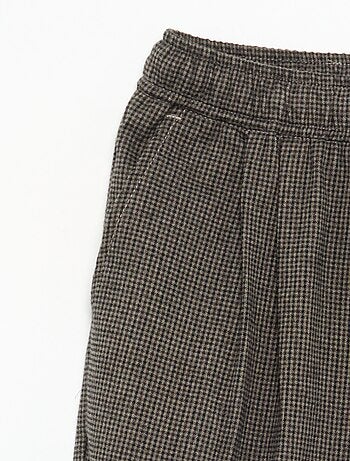 Pantalón de franela a cuadros