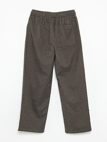 Pantalón de franela a cuadros