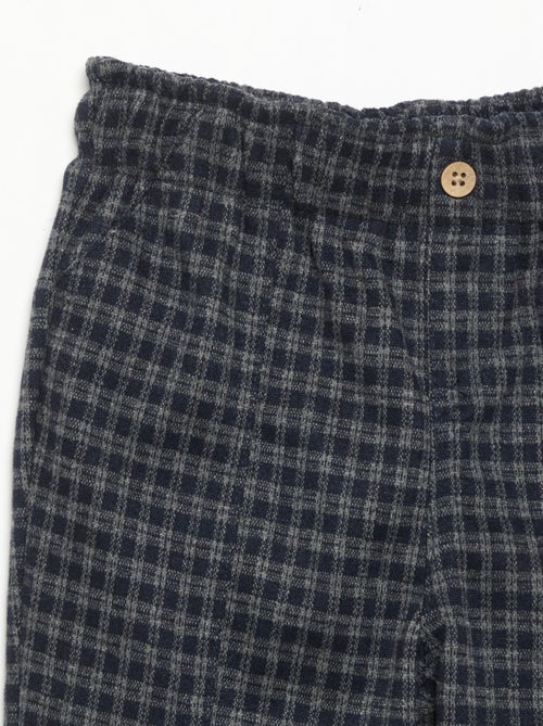 Pantalón de franela cepillada - Kiabi