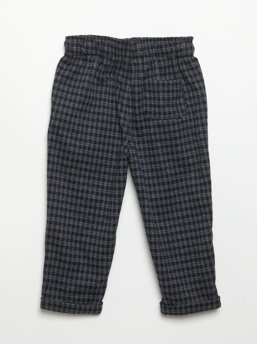 Pantalón de franela cepillada - Kiabi