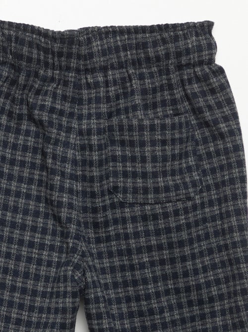 Pantalón de franela cepillada - Kiabi