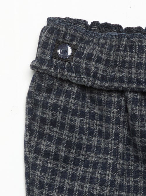 Pantalón de franela cepillada - Kiabi