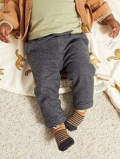 Rebajas Pantalones Bebe Pantalon De Jogging Pantalon De Punto Bebe Nino Kiabi