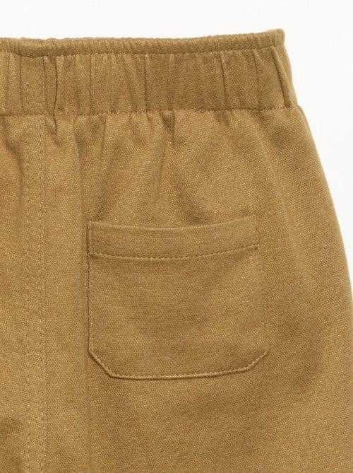 Pantalón de franela perchada - Kiabi