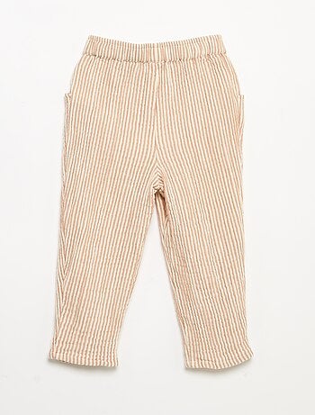 Pantalón de gasa de algodón