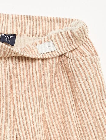 Pantalón de gasa de algodón