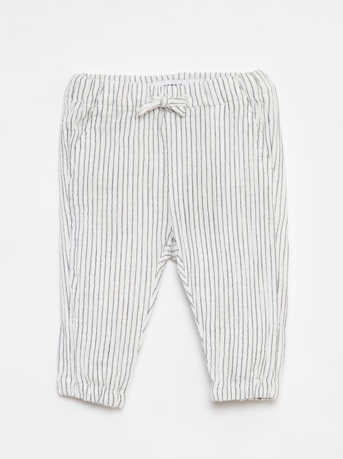 Pantalón de gasa de algodón 'Name it' - Kiabi