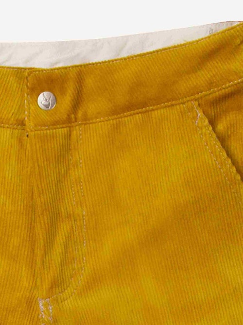 Pantalón de invierno para niño | Terciopelo amarillo | SAINCLAIR - Kiabi