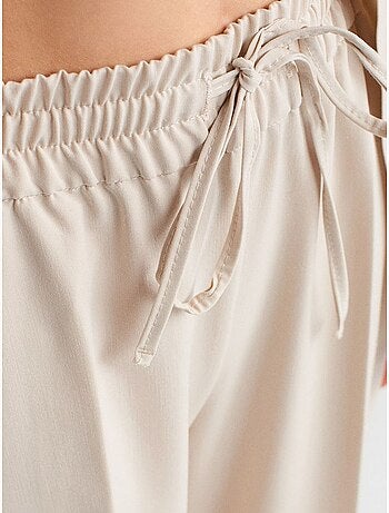 Pantalón de jersey de pernera ancha dilvin