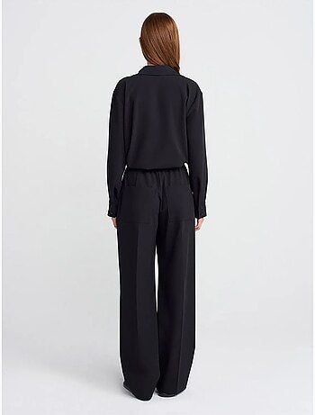 Pantalón de jersey de pernera ancha dilvin
