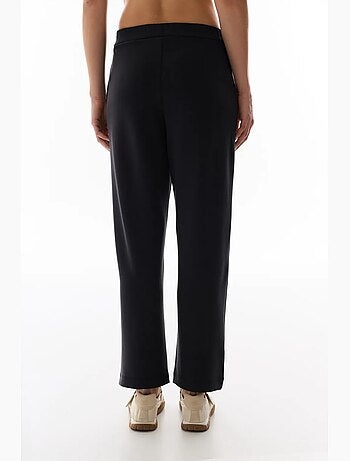 Pantalón de jersey de pierna recta oversize de tiro medio penti