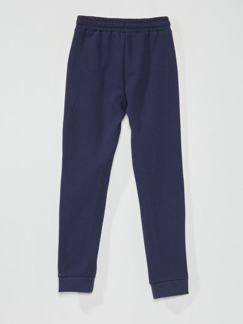 Pantalón de jogging - Corte más cómodo negro iris - Kiabi