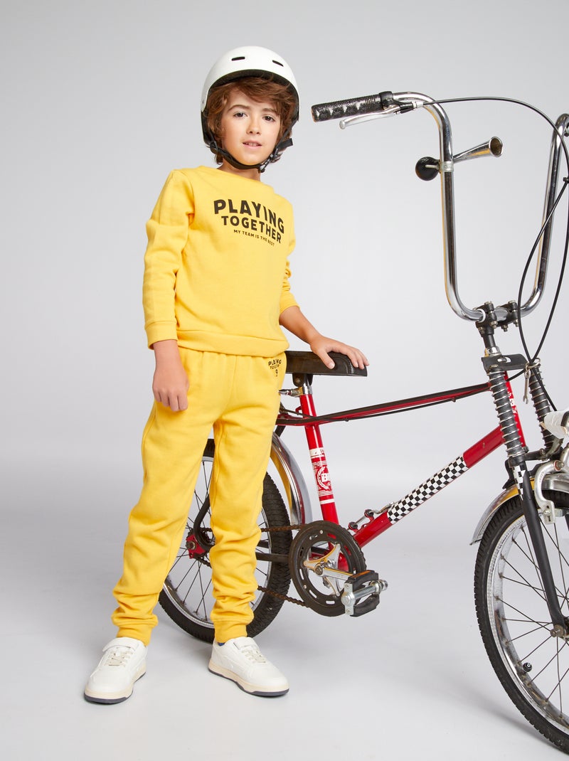 Pantalón de jogging Amarillo - Kiabi