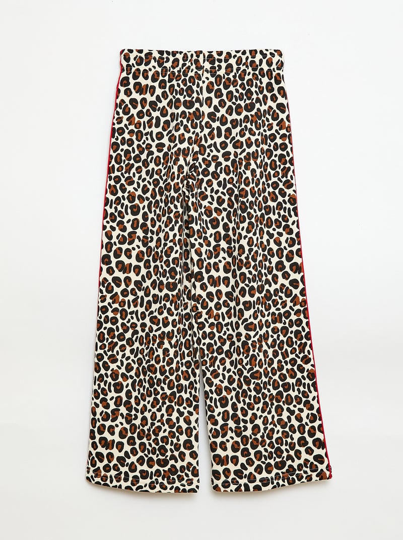 Pantalón de jogging ancho con diseño 'Agathe Sorlet x Kiabi' - San Valentín Blanco - Kiabi