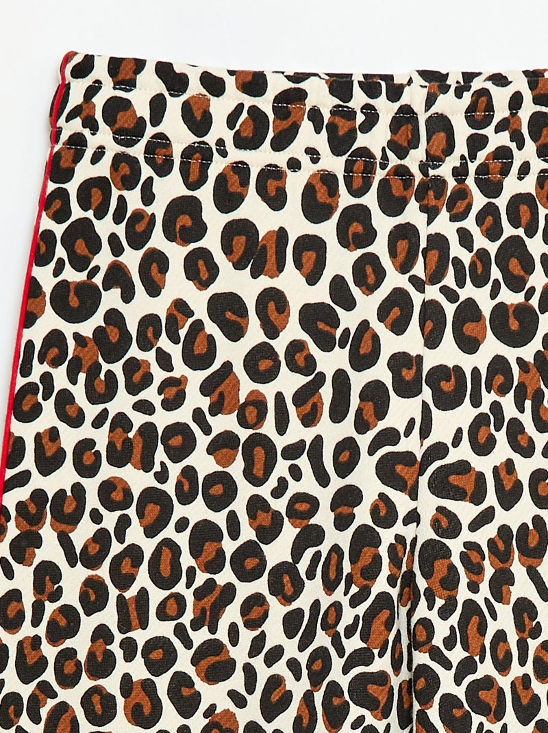 Pantalón de jogging ancho con diseño 'Agathe Sorlet x Kiabi' - San Valentín Blanco - Kiabi