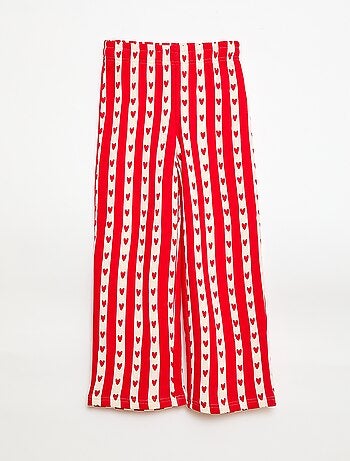 Pantalón de jogging ancho con diseño 'Agathe Sorlet x Kiabi' - San Valentín