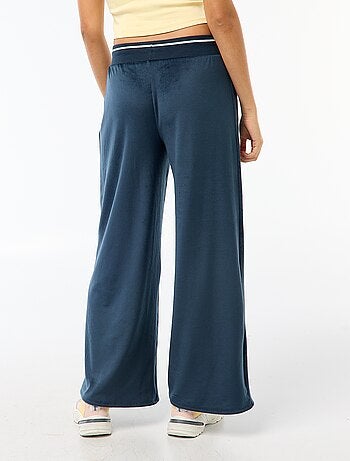 Pantalón de jogging ancho de terciopelo