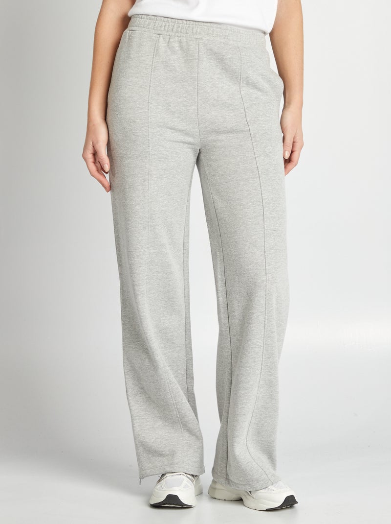 Pantalón de jogging ancho GRIS - Kiabi