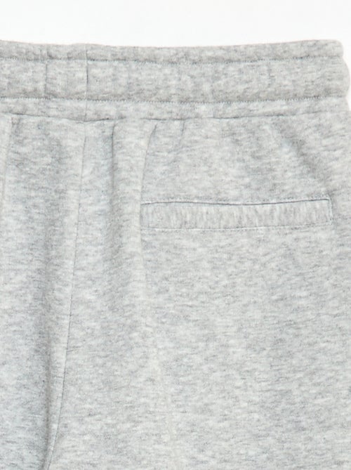 Pantalón de jogging ancho liso de algodón - Kiabi