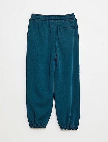 Pantalón de chándal ancho liso de algodón