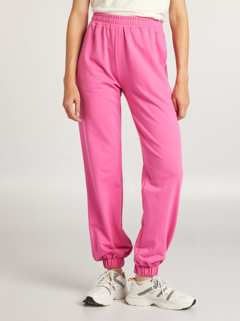 Pantalón de jogging ancho ROSA - Kiabi
