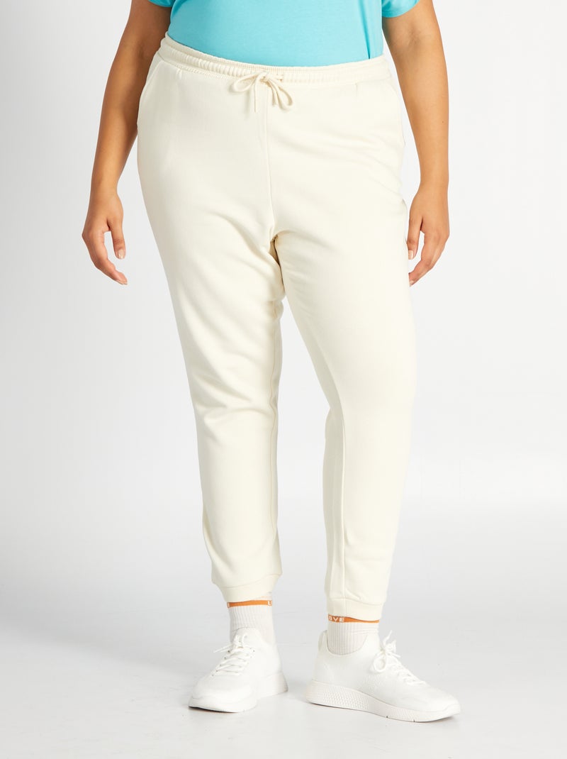Pantalón de jogging beige - Kiabi