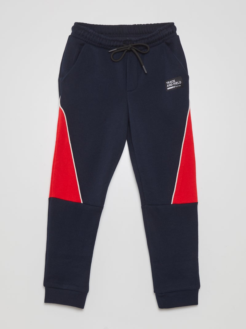 Pantalón de jogging bicolor AZUL - Kiabi
