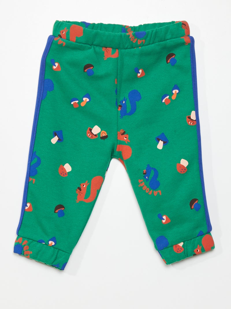 Pantalón de jogging bicolor 'otoño' BLANCO - Kiabi