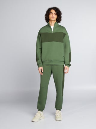 Pantalón de jogging bicolor
