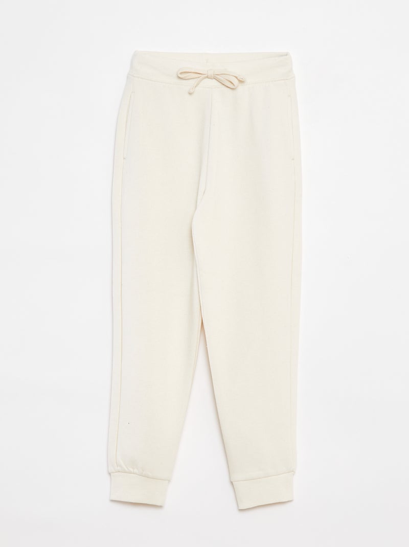 Pantalón de jogging Blanco - Kiabi