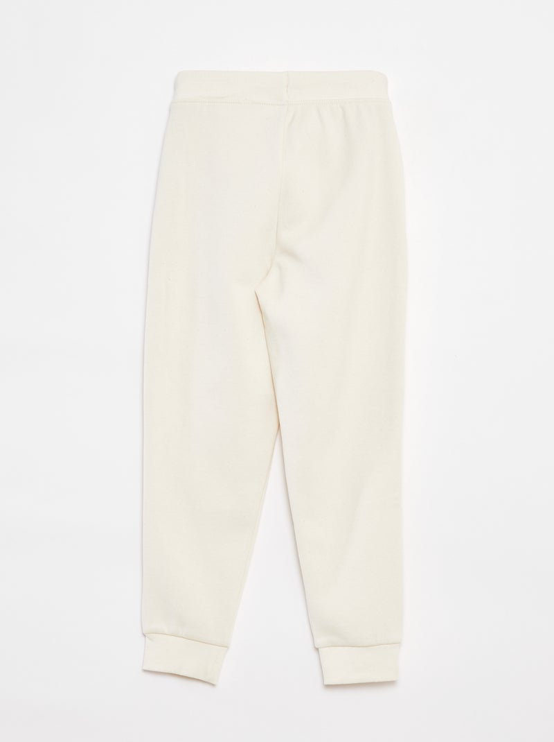 Pantalón de jogging Blanco - Kiabi