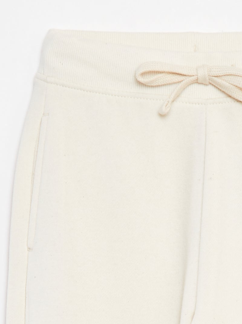 Pantalón de jogging Blanco - Kiabi