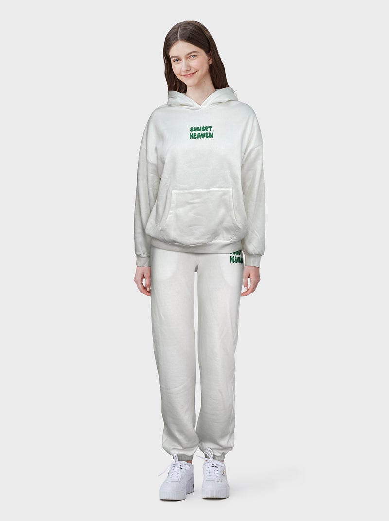 Pantalón de jogging Blanco - Kiabi