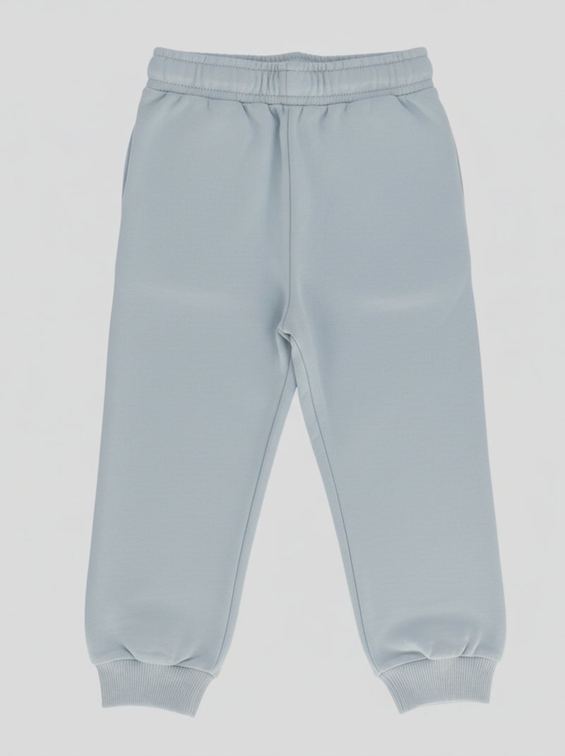 Pantalón de jogging 'Bluey' en felpa sin cepillar Azul - Kiabi