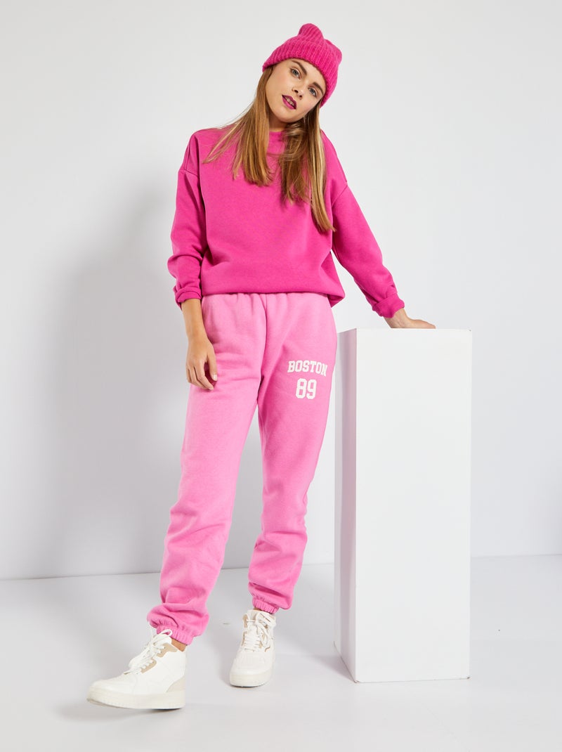 Pantalón de jogging 'Boston' ROSA - Kiabi