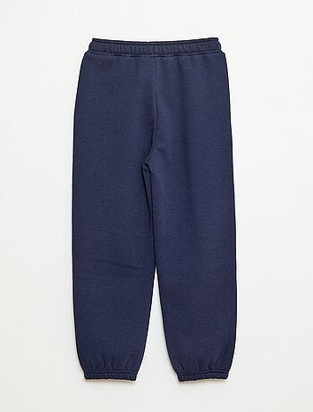 Pantalón de chándal cálido liso con forro polar