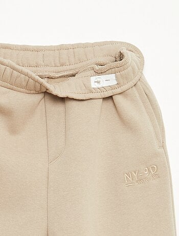 Pantalón de jogging cálido liso con forro polar