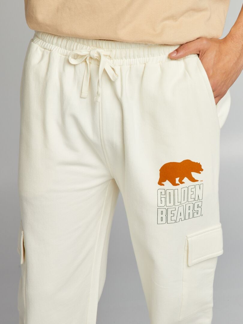 Pantalón de jogging cargo 'California' BLANCO - Kiabi