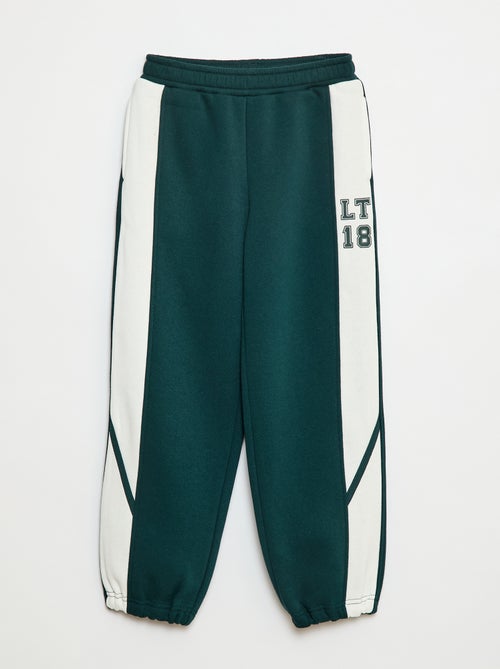 Pantalón de jogging con bandas contrastantes - Kiabi
