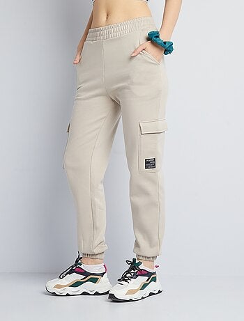 Pantalón de jogging con bolsillos con solapa - Kiabi