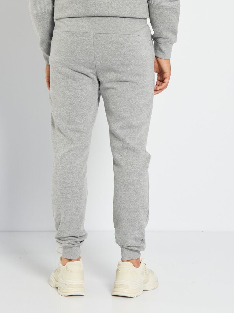 Pantalón de jogging con detalles en las rodillas GRIS - Kiabi