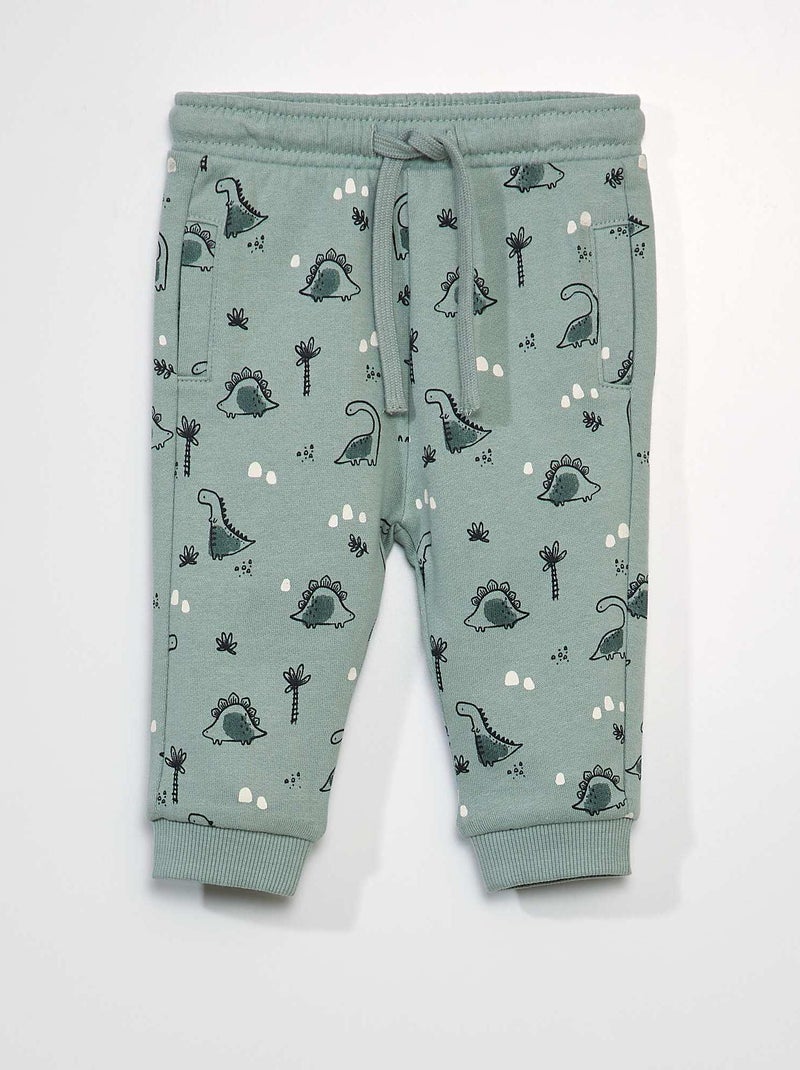Pantalón de jogging con estampado AZUL - Kiabi