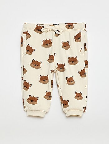 Pantalón de jogging con estampado de animales