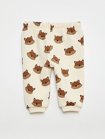 Pantalón de jogging con estampado de animales