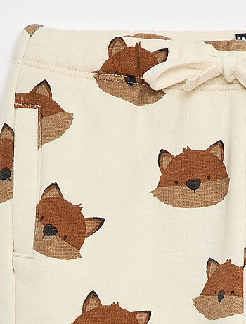 Pantalón de jogging con estampado de animales