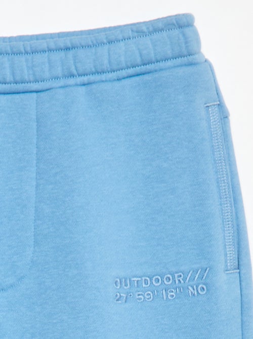 Pantalón de jogging con inscripción bordada - Kiabi