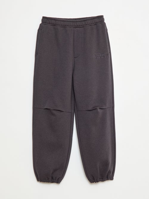 Pantalón de jogging con inscripción bordada - Kiabi