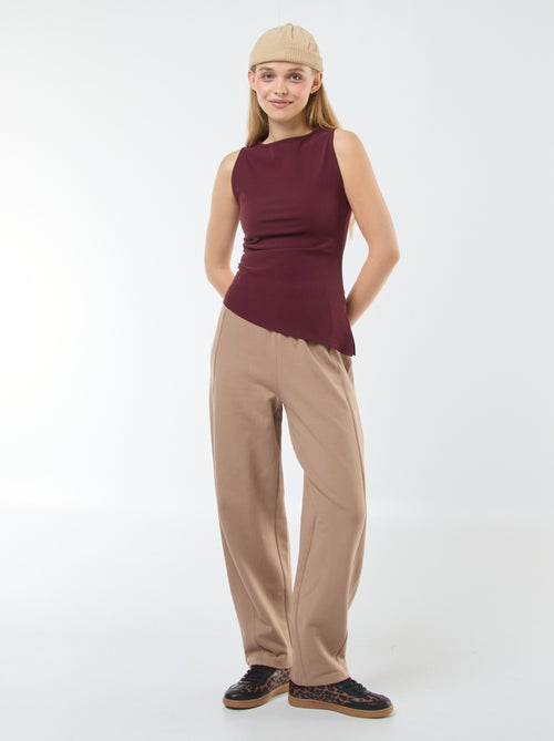 Pantalón de jogging corte barrel - Kiabi